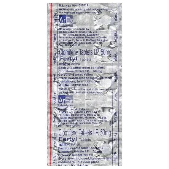 fertyl 50mg tablet 10's